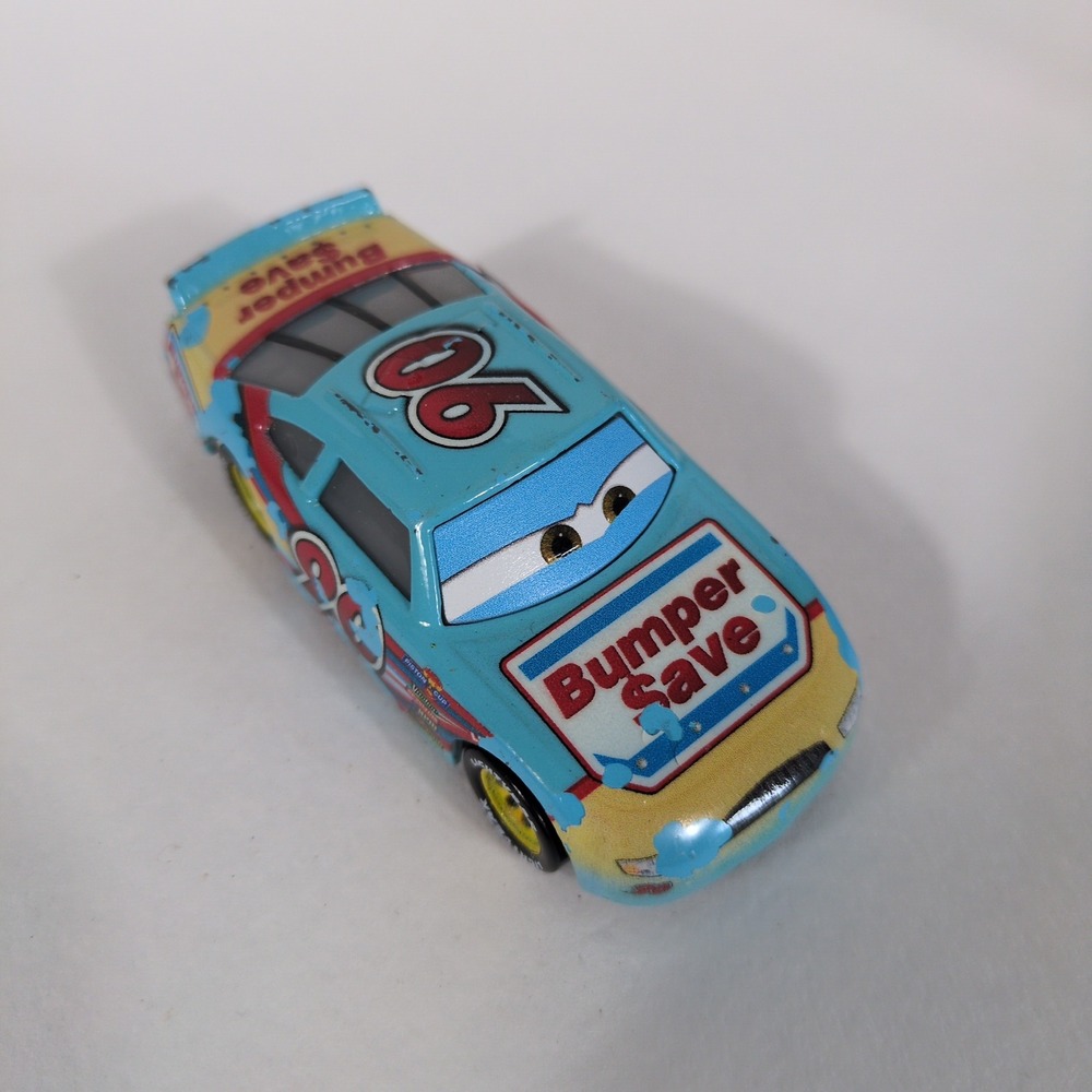 Disney Pixar Cars Ponchy Wipeout Bumper Save 90 Diecast Toy Car Mattel